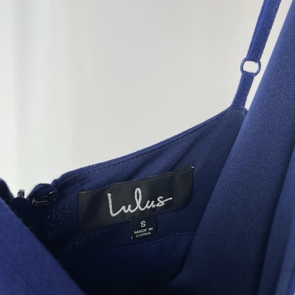 Lulus Camden Wrap Skort Dress in Navy Blue Size Small‎ - Picture 6 of 9